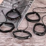Multi Strand Bracelet for Men (Black) - VAIRAVI