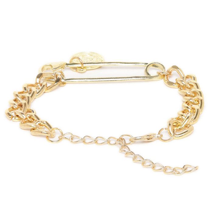 Gold Plated Chain Bracelet - VAIRAVI