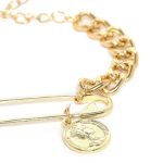 Gold Plated Chain Bracelet - VAIRAVI