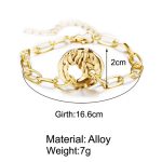 Gold Plated Bracelet - VAIRAVI
