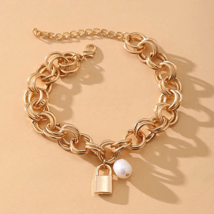 Gold Plated Bracelet - VAIRAVI