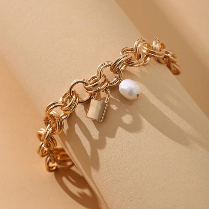 Gold Plated Bracelet - VAIRAVI