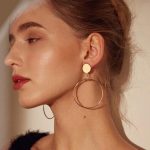Stylish Circular Design Hoop Earrings For Women - VAIRAVI