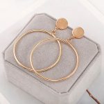 Stylish Circular Design Hoop Earrings For Women - VAIRAVI