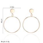 Stylish Circular Design Hoop Earrings For Women - VAIRAVI