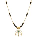 Gold Plated Evil Eye Shaped Mangalsutra with Chain for Women - Image 5