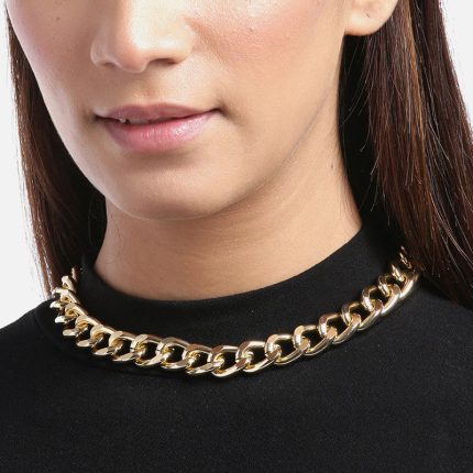 Tantalizing Gold Plated Necklace For Women/Girls - VAIRAVI