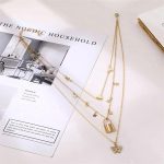Gold Plated Butterfly inspired Layered Necklace For Women - VAIRAVI