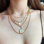Gold-Toned Gold Plated Layered Necklace For Women - VAIRAVI