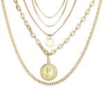Gold-Toned Gold Plated Layered Necklace For Women - VAIRAVI