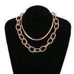 Gold-Toned Gold Plated Layered Necklace For Women - VAIRAVI