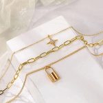 Gold-Toned Gold Plated Layered Necklace For Women - VAIRAVI