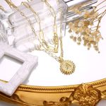 Gold Plated Alphabetical A Layered Necklace For Women - VAIRAVI