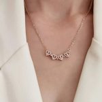 Rose Gold Plated Clover Design AD Openable Magnetic Pendant - Image 10