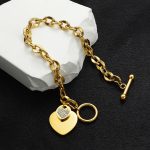 Gold-Plated Anti Tarnish Heart Themed Charm Bracelet - Image 3
