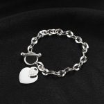 Silver-Plated Anti Tarnish Heart Themed Charm Bracelet - Image 2