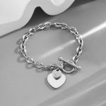 Silver-Plated Anti Tarnish Heart Themed Charm Bracelet - Image 4