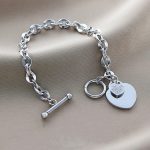 Silver-Plated Anti Tarnish Heart Themed Charm Bracelet - Image 7