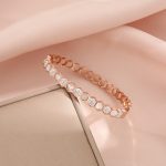 Rose Gold-Plated Anti Tarnish Hexagonal Openable Bracelet - Image 6