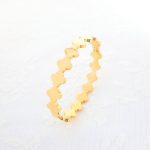 Gold-Plated Anti Tarnish Clover Themed Charm Bracelet - Image 9