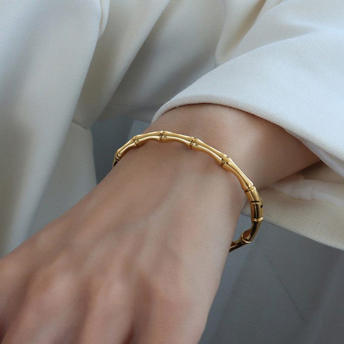 Gold Plated South Korean Anti Tarnish Bracelet - Image 2