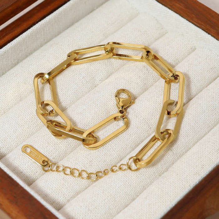 Gold Plated Anti Tarnish Stainless Steel Rope Style Wraparound Bracelet - Image 7