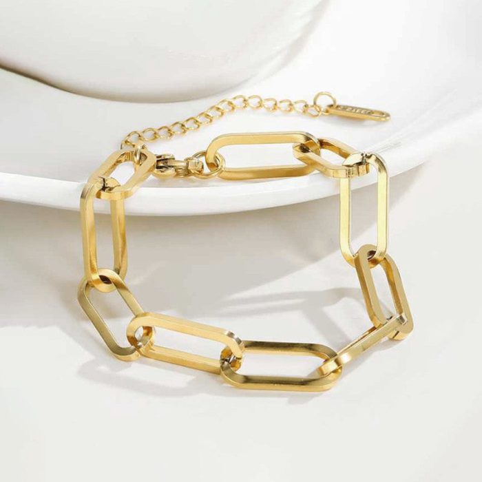 Gold Plated Anti Tarnish Stainless Steel Rope Style Wraparound Bracelet - Image 8
