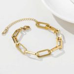 Gold Plated Anti Tarnish Stainless Steel Rope Style Wraparound Bracelet - Image 9