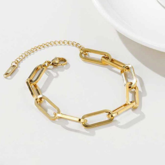 Gold Plated Anti Tarnish Stainless Steel Rope Style Wraparound Bracelet - Image 9