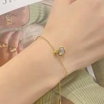 Gold Plated Anti Tarnish Stainless Steel Heart Themed Wraparound Bracelet - Image 4