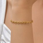 Gold Plated Stainless Steel Anti-Tarnish Rope Style Wraparound Bracelet - Image 2