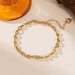 Gold Plated Stainless Steel Anti-Tarnish Rope Style Wraparound Bracelet - Image 3