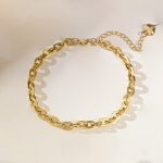 Gold Plated Stainless Steel Anti-Tarnish Rope Style Wraparound Bracelet - Image 5