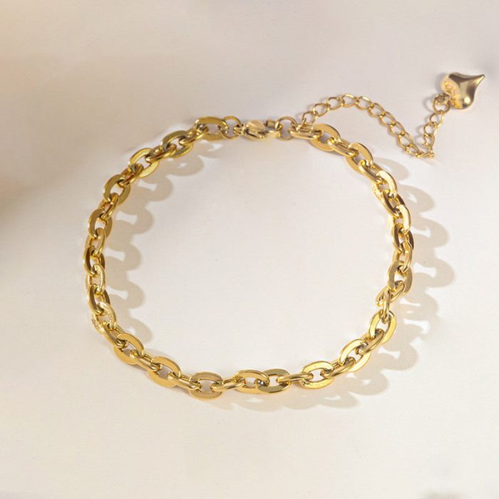 Gold Plated Stainless Steel Anti-Tarnish Rope Style Wraparound Bracelet - Image 5