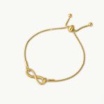 Gold Plated Infinity Themed Wraparound Bracelet - Image 5