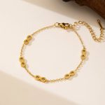 Gold Plated Infinity Themed Wraparound Bracelet - Image 3