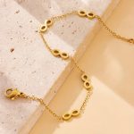 Gold Plated Infinity Themed Wraparound Bracelet - Image 4