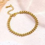 Gold Plated Contemporary Wraparound Bracelet - Image 7