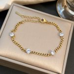 Gold Plated Contemporary Wraparound Bracelet - Image 4