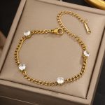 Gold Plated Contemporary Wraparound Bracelet - Image 6