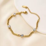Gold Plated Contemporary Wraparound Bracelet - Image 8