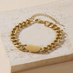 Gold Plated Contemporary Wraparound Bracelet - Image 3