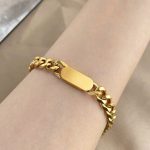 Gold Plated Contemporary Wraparound Bracelet - Image 8
