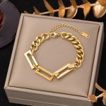 Gold Plated Geometric Wraparound Bracelet