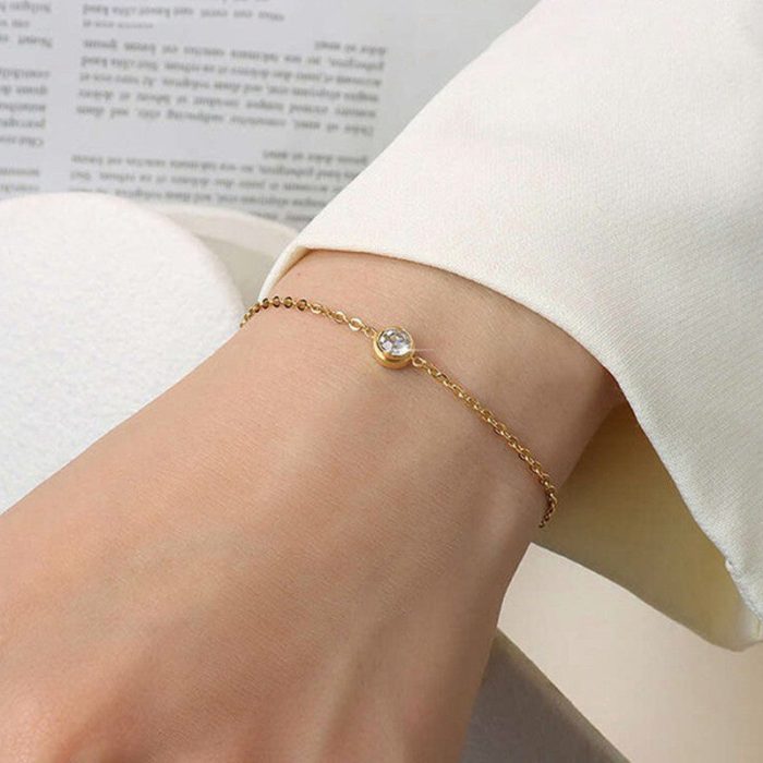 Gold Plated Contemporary Wraparound Bracelet - Image 4