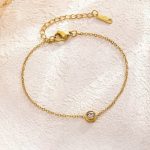 Gold Plated Contemporary Wraparound Bracelet - Image 6