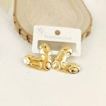 Gold-Plated Anti Tarnish Stainless Steel Heart Themed Earrings - Image 6