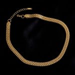 Gold Plated Stainless Steel Anti Tarnish Infinity Chain Necklace For Women - Image 9