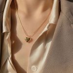 Gold-Plated Anti Tarnish Heart Themed Pendant - Image 2