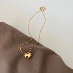 Gold-Plated Anti Tarnish Heart Themed Pendant - Image 3